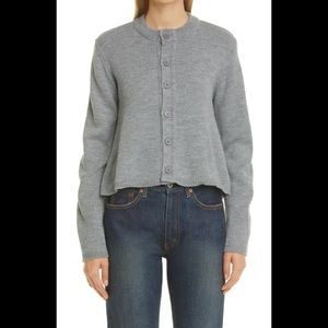 Comme Des Garçons Girl X Lochaven Of Scotland Cardigan In Grey NWT